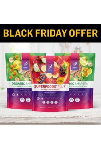 Black Friday Sale - x1 Superfoods Plus and x2 Organic Smartea - Normal SRP £128.97